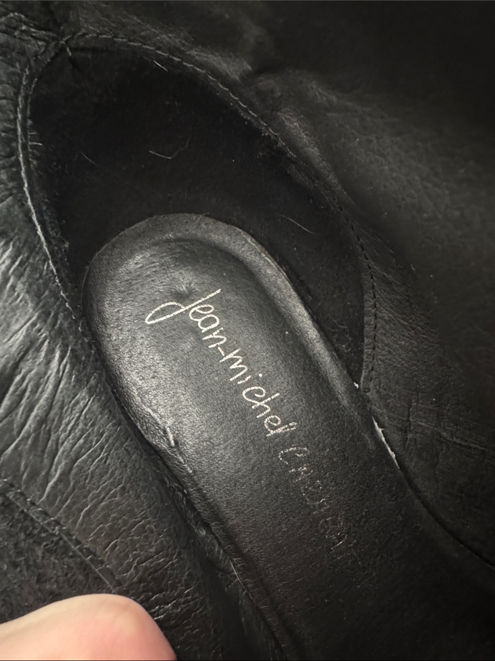 Black Leather Stiletto Ankle Boots with Silver Zipper - Picture 7 of 12